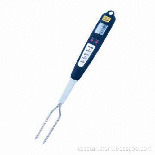 LCD Display Wireless BBQ/Grill/Kitchen Thermometer, Showing Between C & F, Multiple Options for Meat